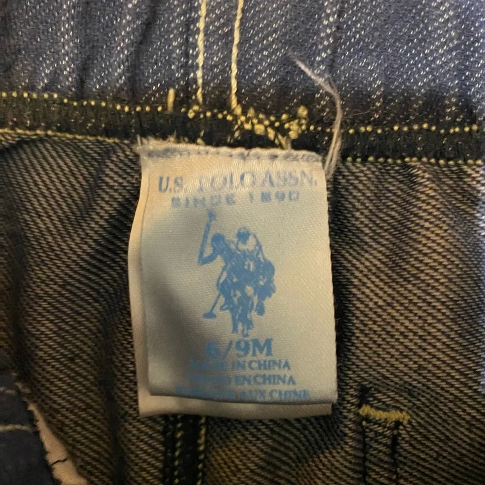 Infant blue jeans 6-9 month knit 6-12 month 100% cotton denim